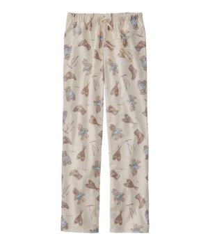 Women's L.L.Bean Flannel Sleep Pants, Print