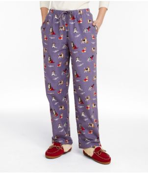 Women's L.L.Bean Flannel Sleep Pants, Print