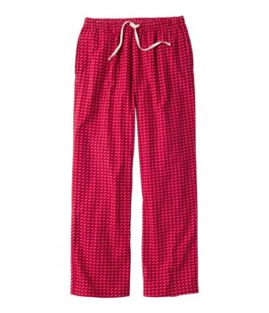 Women's L.L.Bean Flannel Sleep Pants, Print