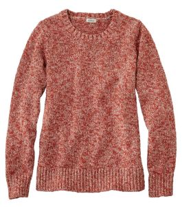 Women's Cotton Ragg Sweater, Marled