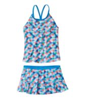 Girls' Watersports Swimwear, Tankini Short Set