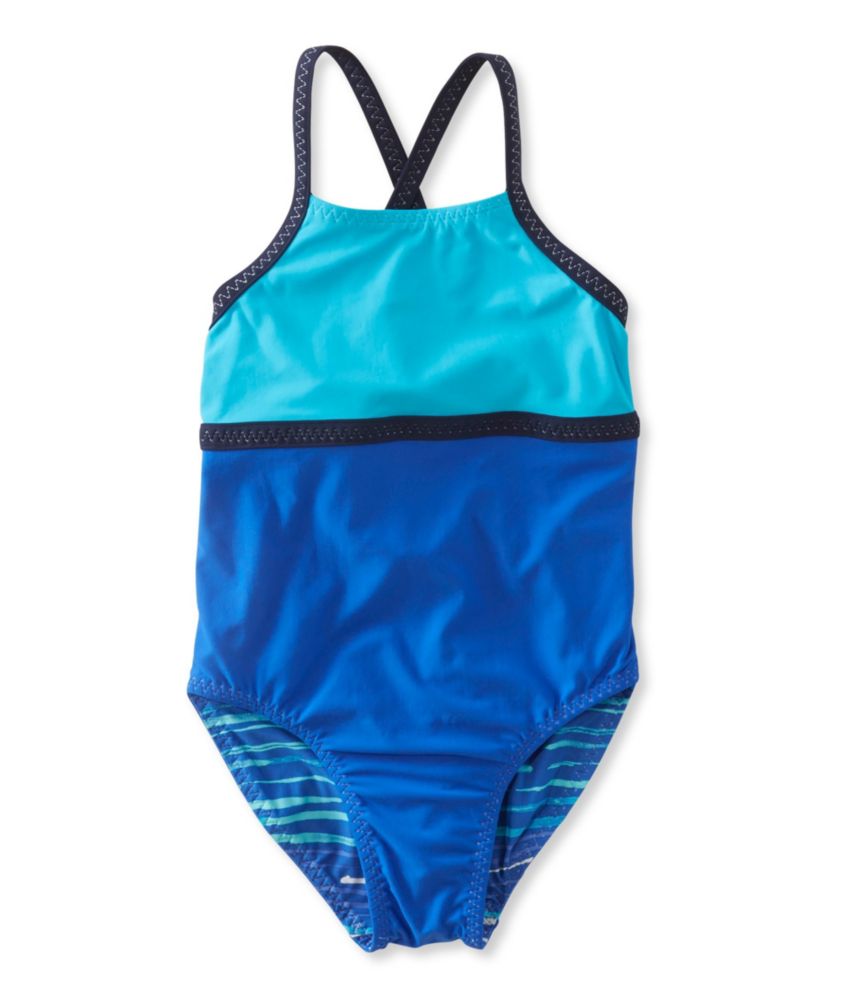 Girls' SunandSurf Reversible Swimsuit, OnePiece Swimwear at L.L.Bean