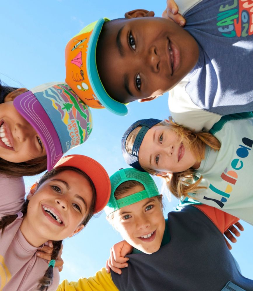 Kids' Trucker Hat, Midnight Black Hike, small image number 4