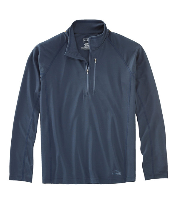 Lightweight Sport Quarter-Zip, Navy, large image number 0