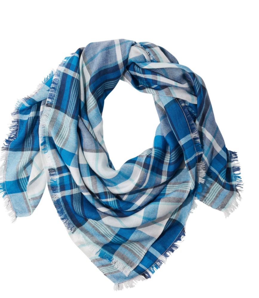 Women's Sunwashed Square Scarf, Stripe