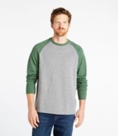 Men's Washed Cotton Double-Knit Chamois Shirt, Long-Sleeve