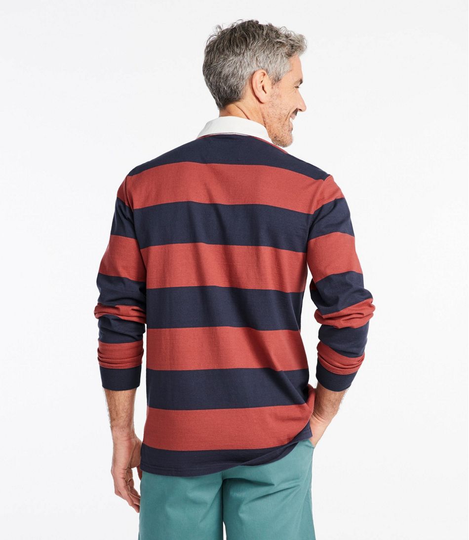 Men's Lakewashed® Rugby, Traditional Fit Long-Sleeve Stripe