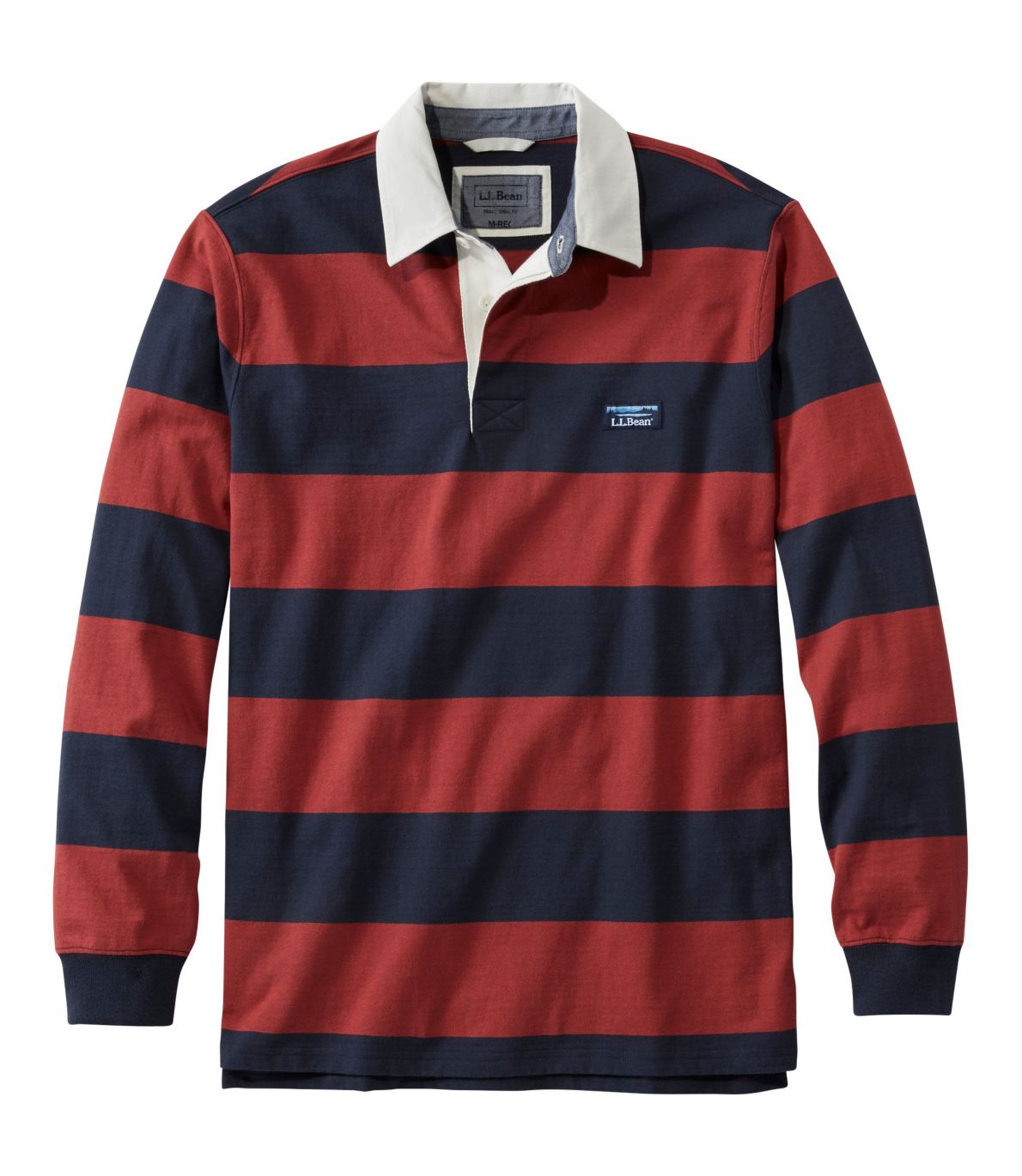 Men's Lakewashed® Rugby, Traditional Fit Long-Sleeve Stripe