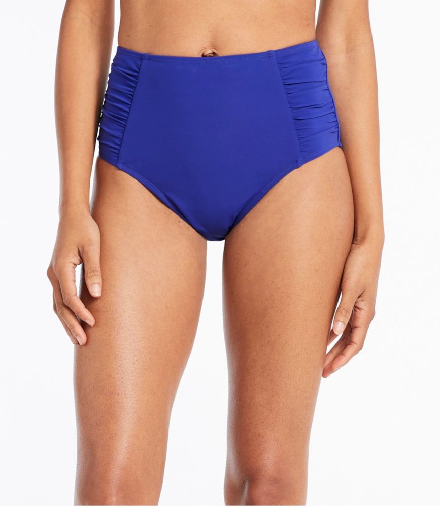 Women's Shaping Swimwear, High-Waist Brief, Cobalt, small image number 2