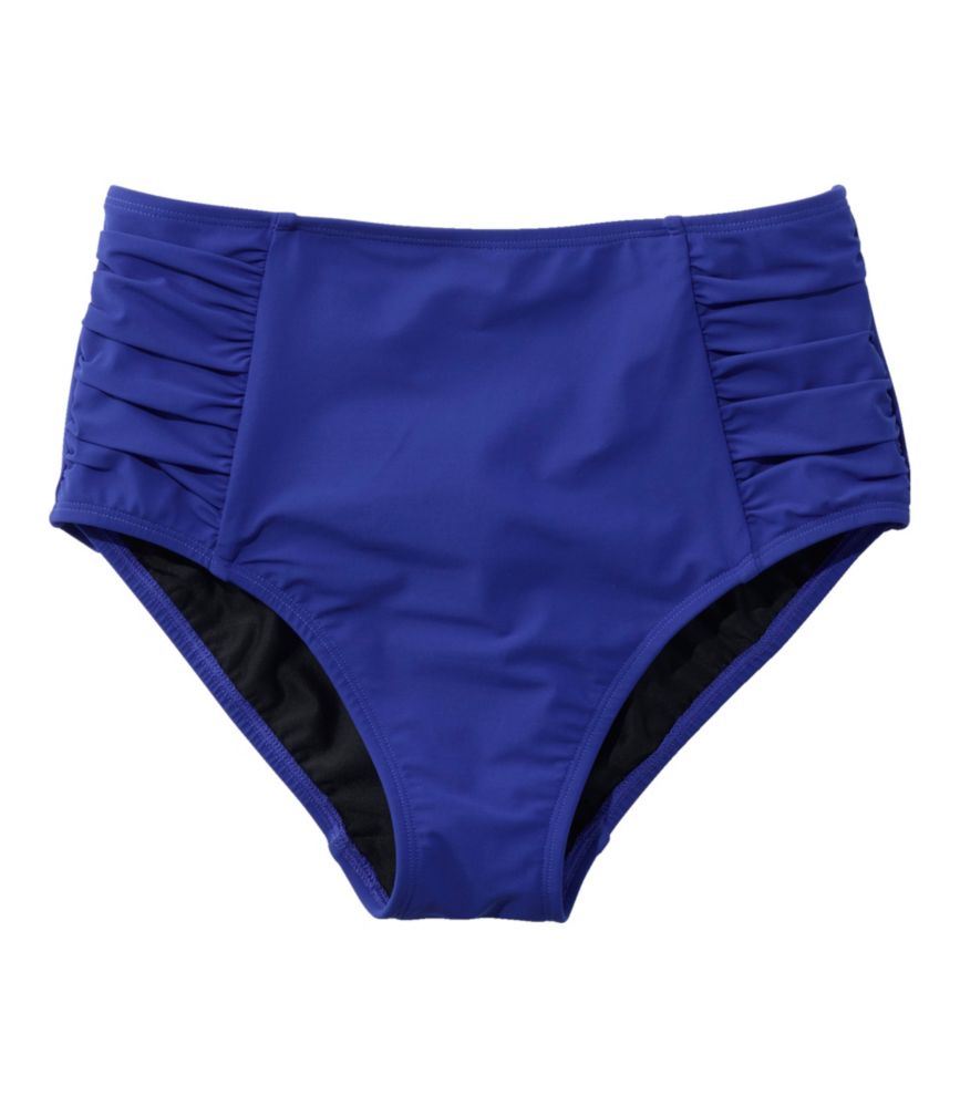 cobalt blue high waisted bikini bottoms