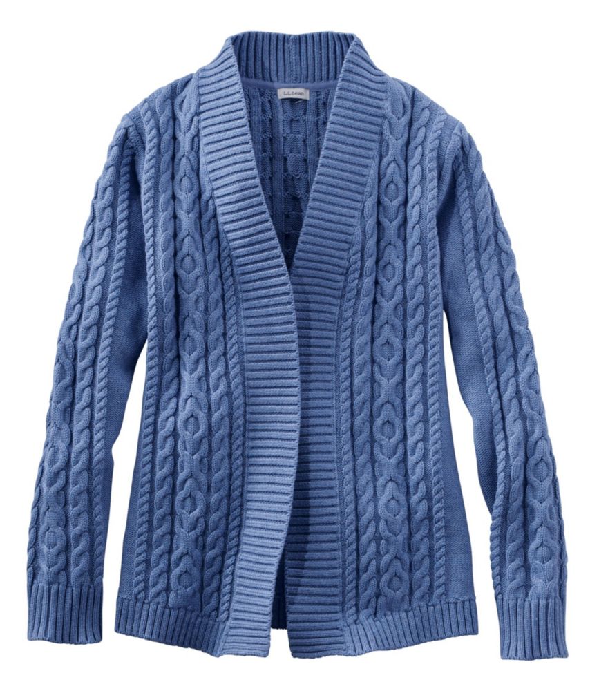 open cardigan sweater