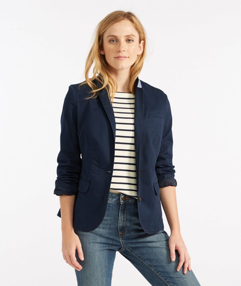 navy casual jacket womens