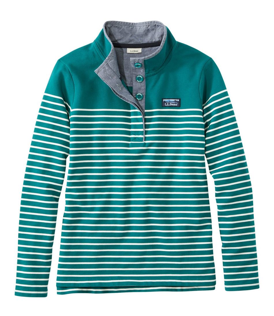 Women's Soft Cotton Rugby, Stripe | Tees & Knit Tops at L.L.Bean