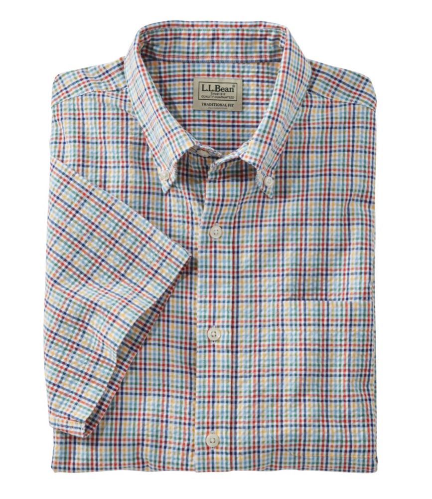 ll bean short sleeve dress shirts