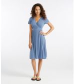 Summer Knit Dress, Short-Sleeve Print
