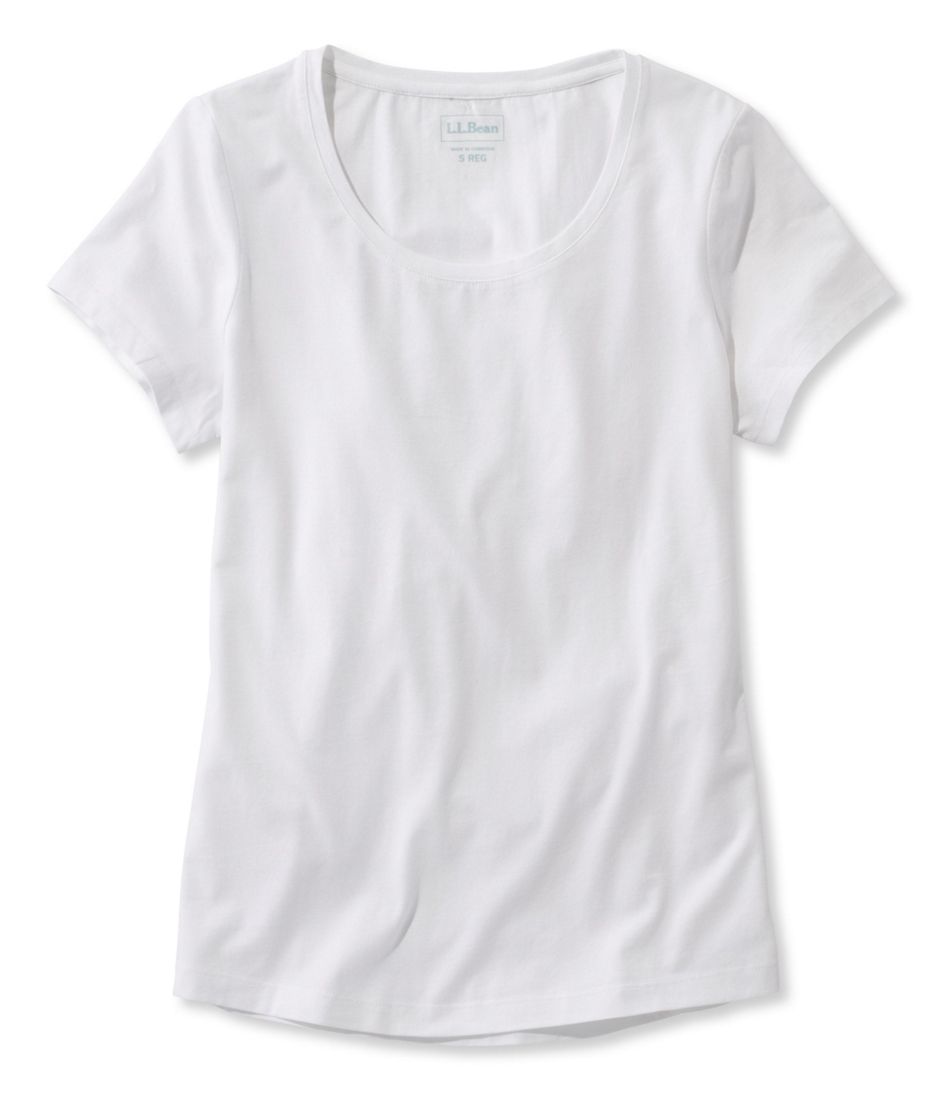 Women's Super-Soft Shrink-Free Tee, Short-Sleeve Crewneck | Shirts ...