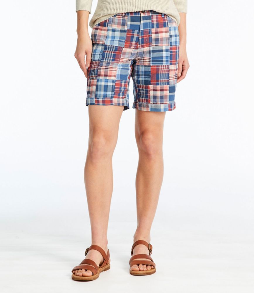 plaid chino shorts