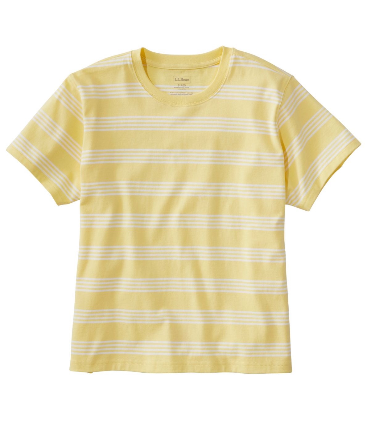 Women's Saturday T-Shirt, Crewneck Short-Sleeve Stripe