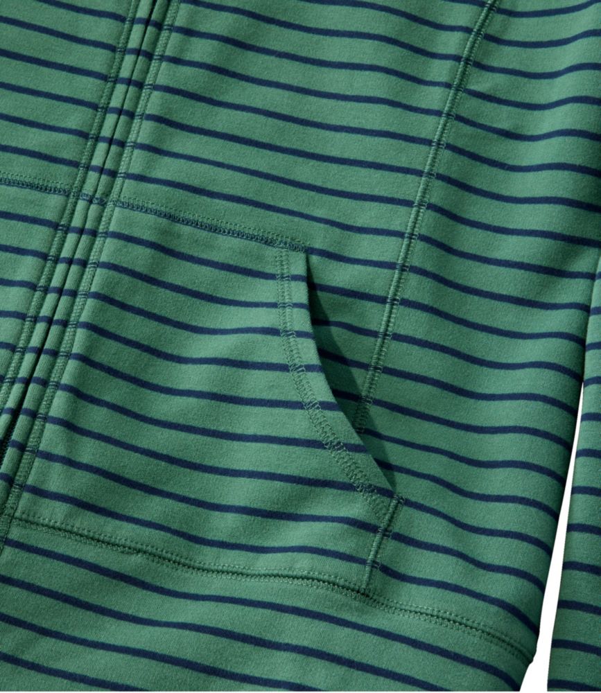 Women's Ultrasoft Sweats, Full-Zip Mock-Neck Jacket Stripe