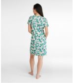 Women's Supima Nightgown, Short-Sleeve Floral