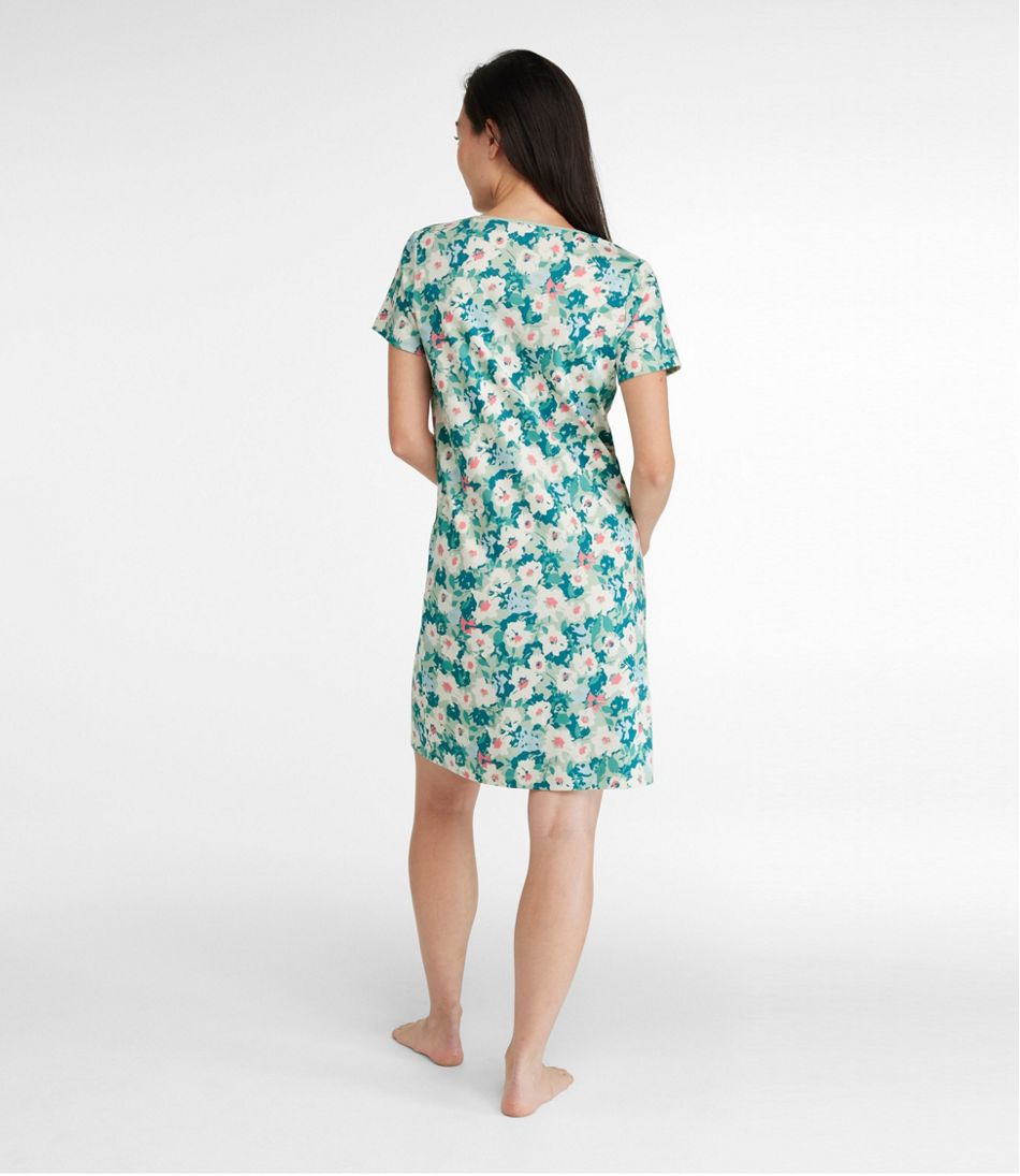 Women's Restorative Sleepwear, Sleep Dress Print