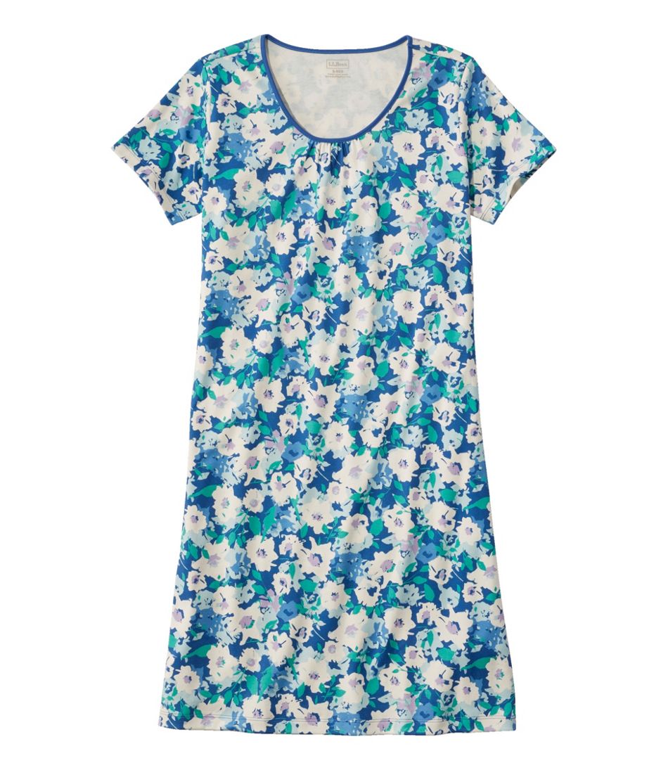 Women's Super-Soft Shrink-Free Nightgown, Button-Front at L.L. Bean