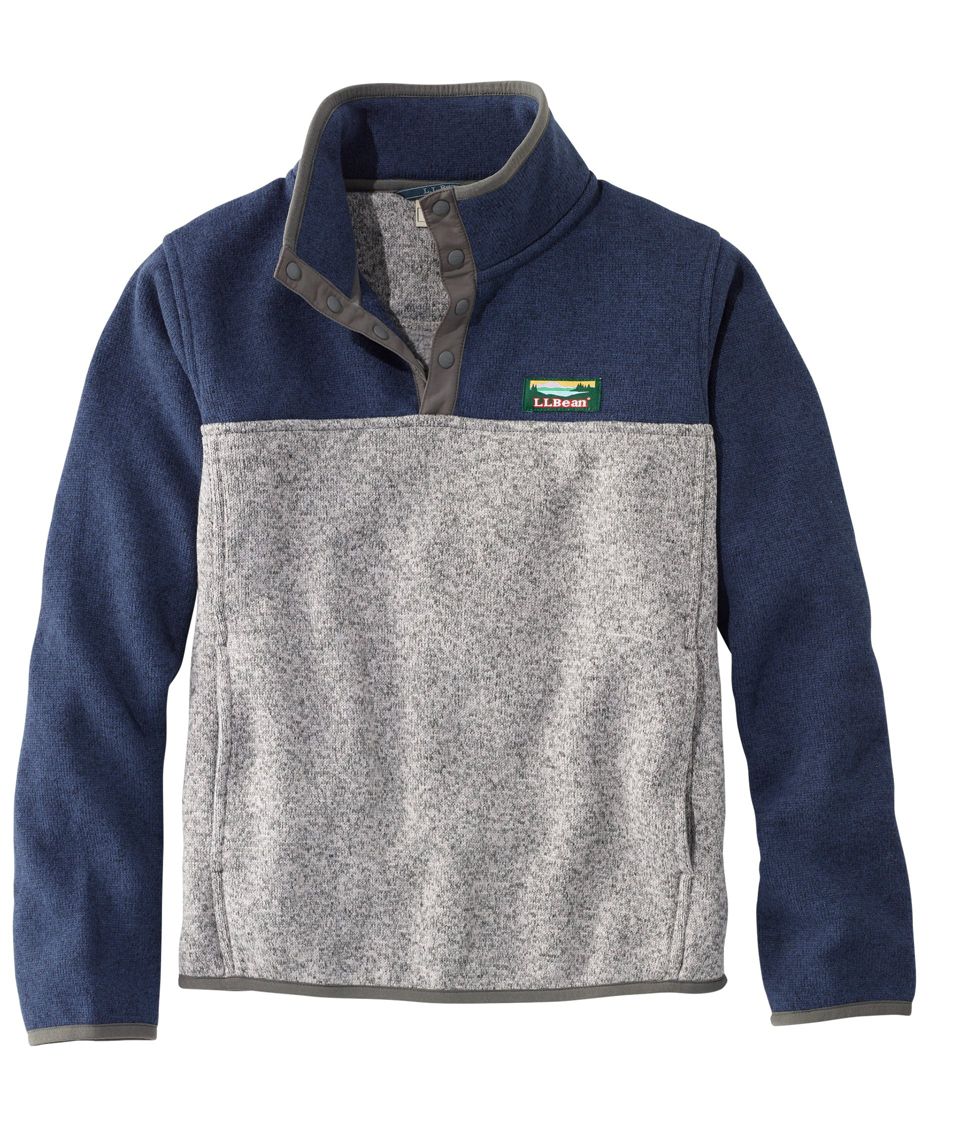 Women's L.L.Bean Sweater Fleece Pullover, Colorblock at L.L. Bean