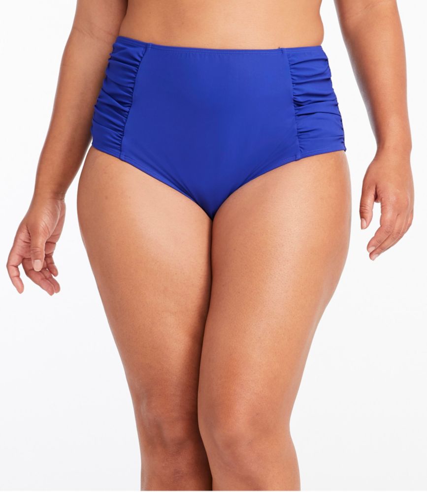 Women's Shaping Swimwear, High-Waist Brief, Cobalt, small image number 3