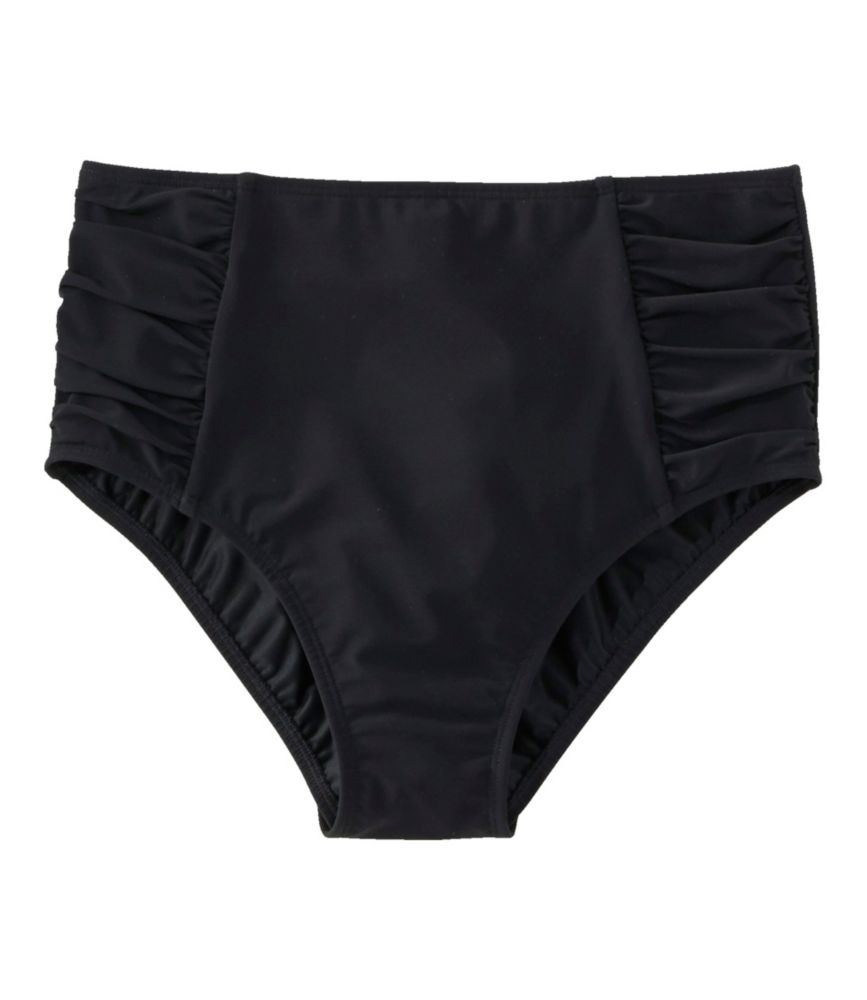 Women's Shaping Swimwear, High-Waist Brief, Black, small image number 1