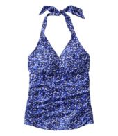 Women's L.L.Bean Mix-and-Match Swimwear, Halter Tankini Print