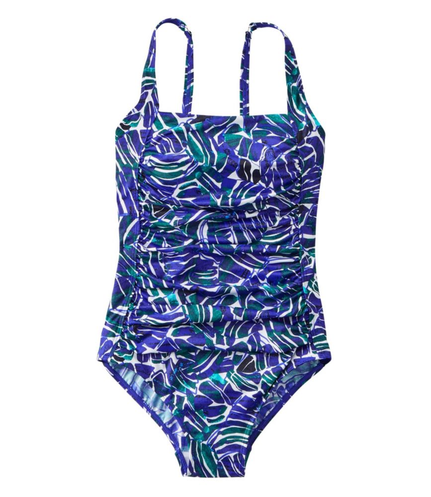 Women's L.L.Bean MixandMatch Swim Collection, Squareneck Tanksuit