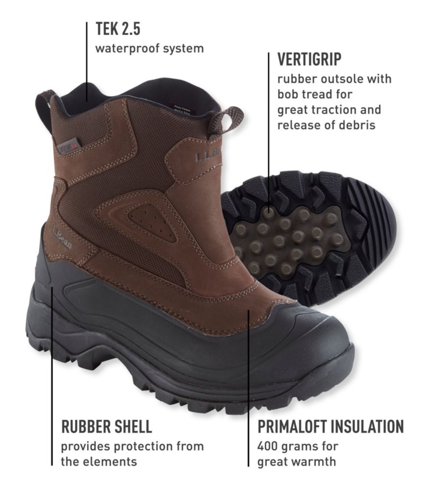 mens insulated pull on boots