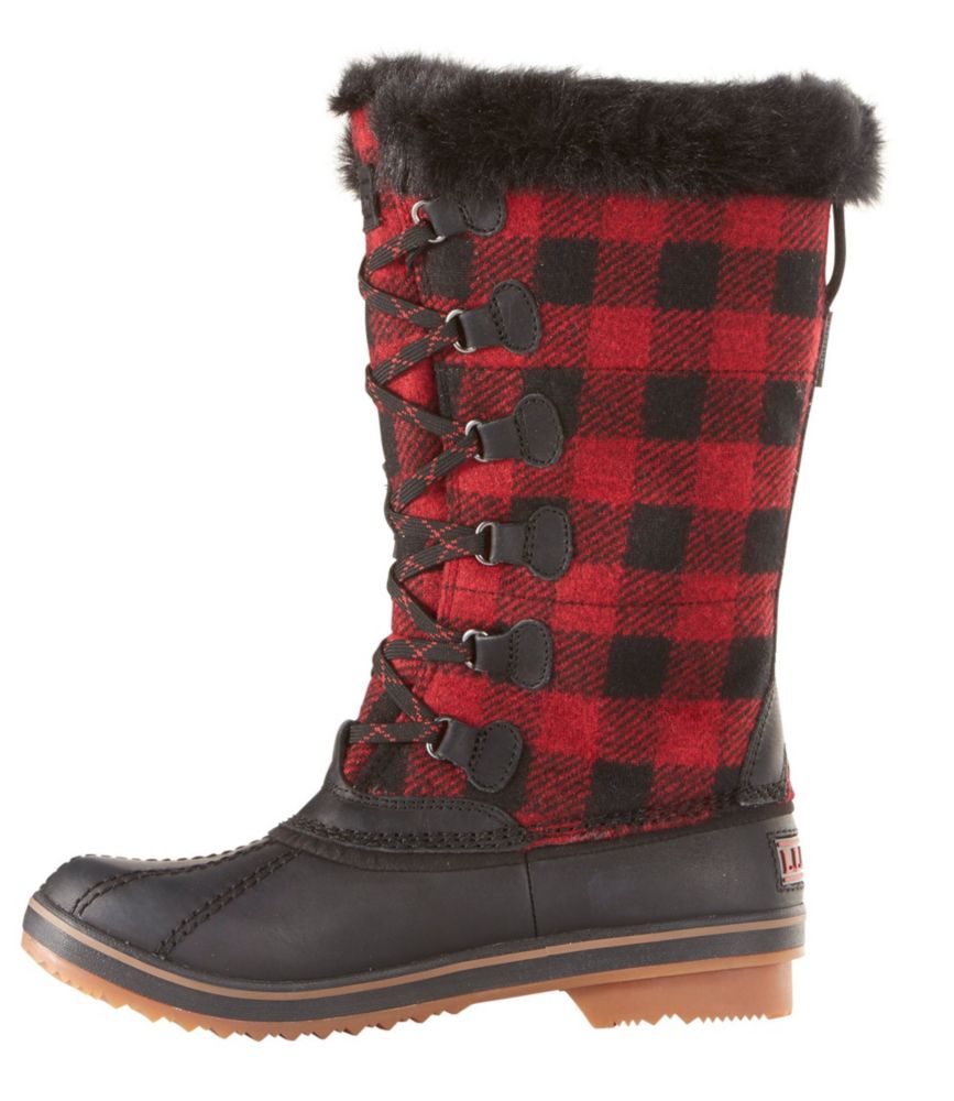 ll bean plaid boots