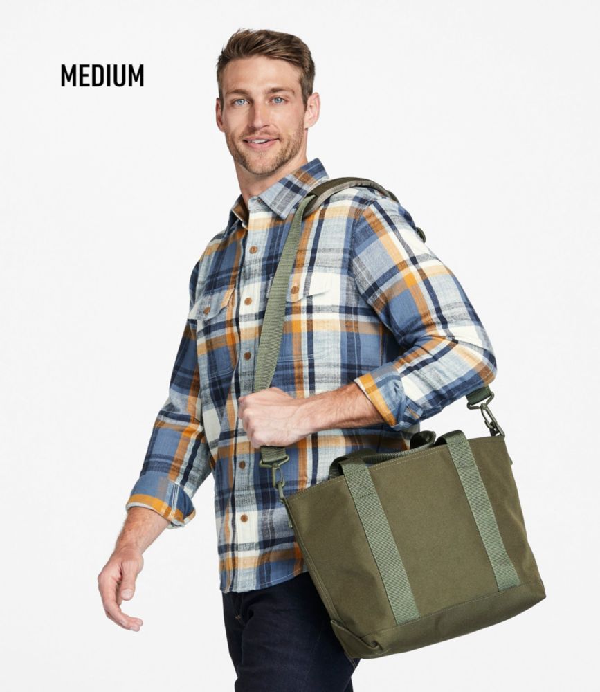 Zip Hunter's Tote Bag With Strap, Olive Drab, small image number 8