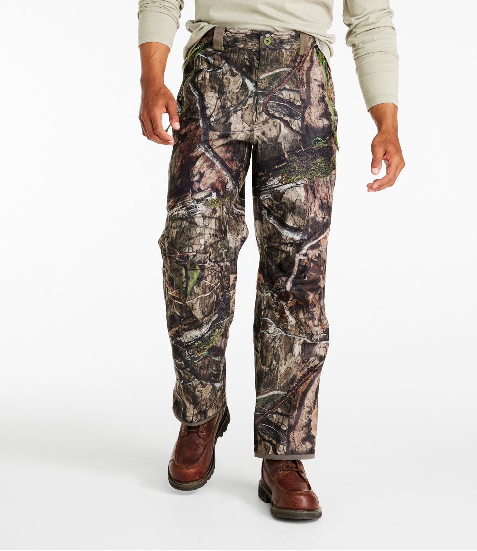 Men's Ridge Runner Storm Hunting Pants, Camo Mossy Oak Country DNA XXL, Synthetic Polyester | L.L.Bean