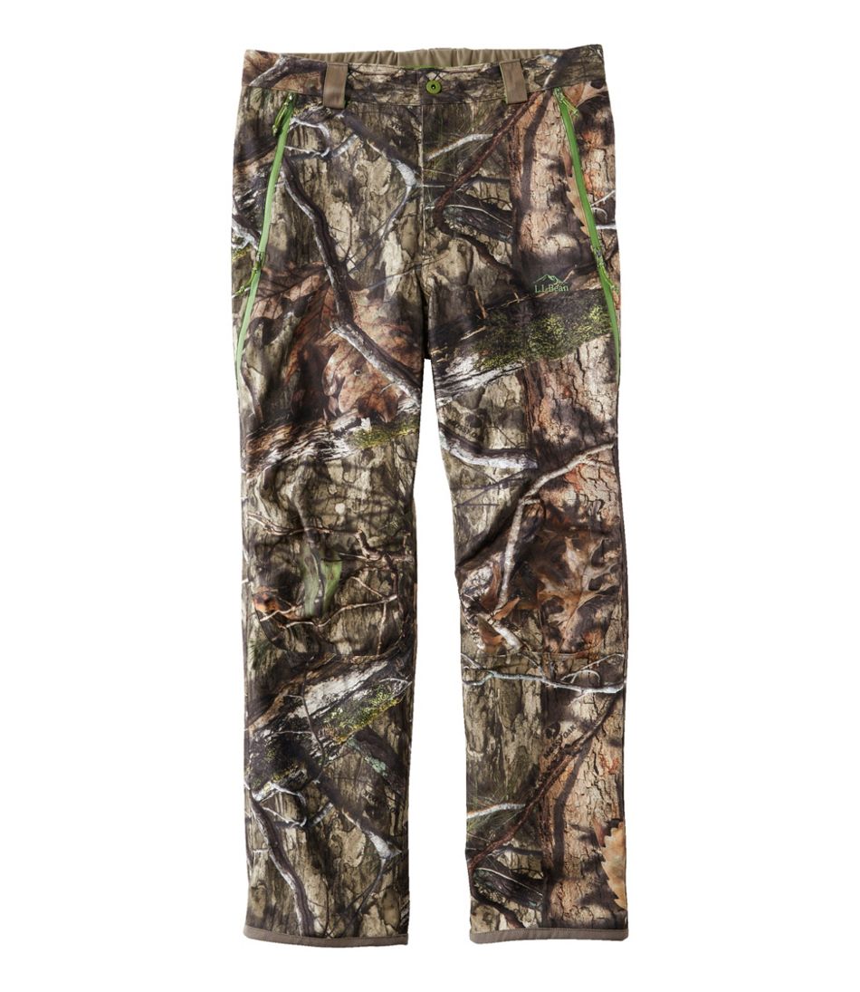 Men's Ridge Runner Storm Hunting Pants, Camo Mossy Oak Country DNA Large, Synthetic Polyester | L.L.Bean, 33” Inseam