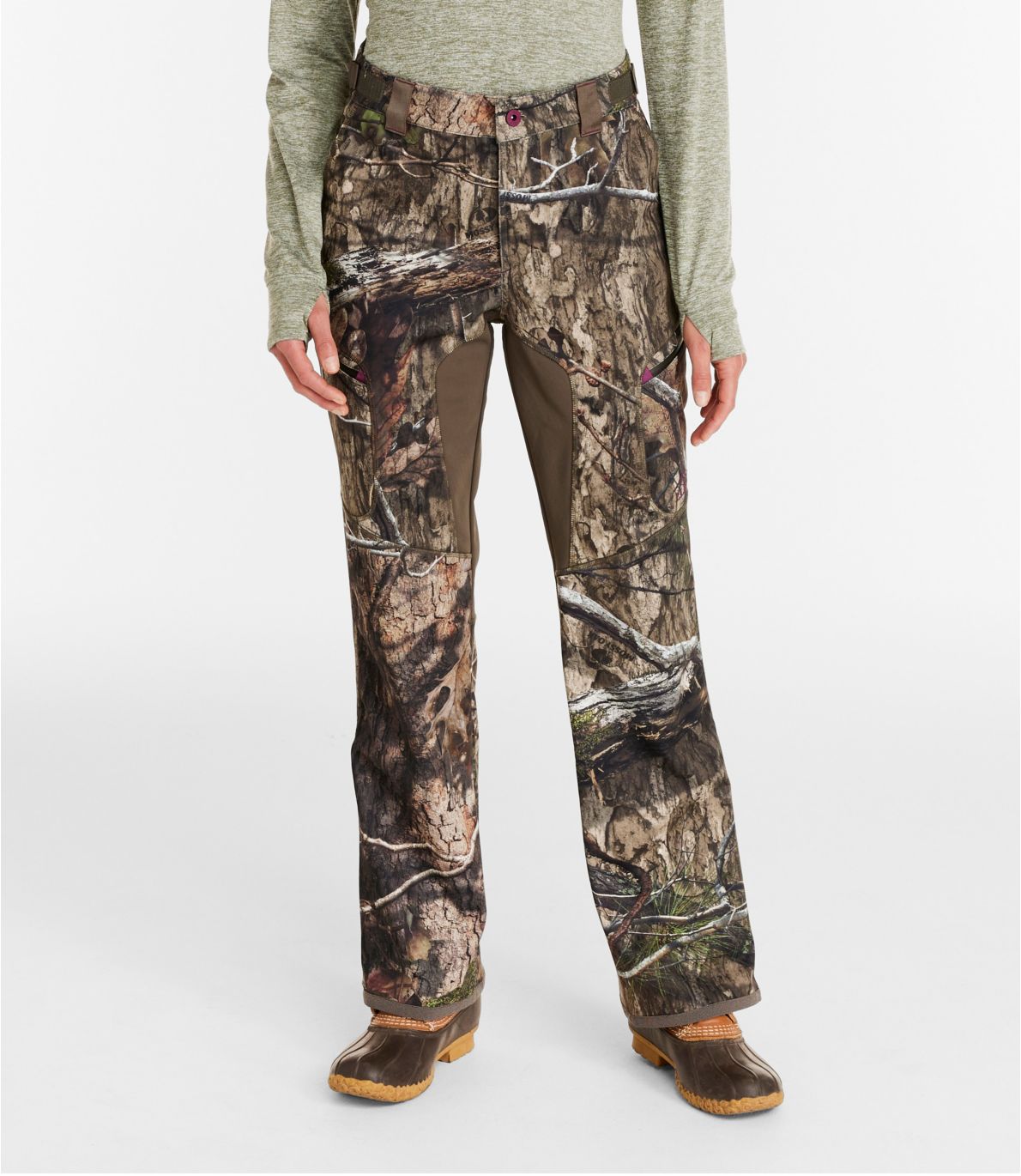 Women's Ridge Runner SoftShell Hunting Pants, Camo at L.L. Bean