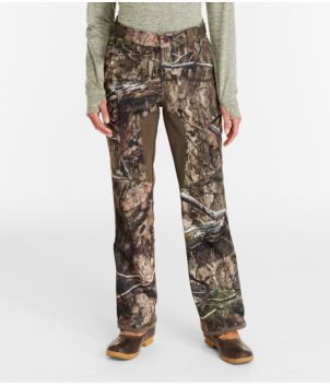 Women's Ridge Runner Soft-Shell Hunting Pants, High-Rise Camo