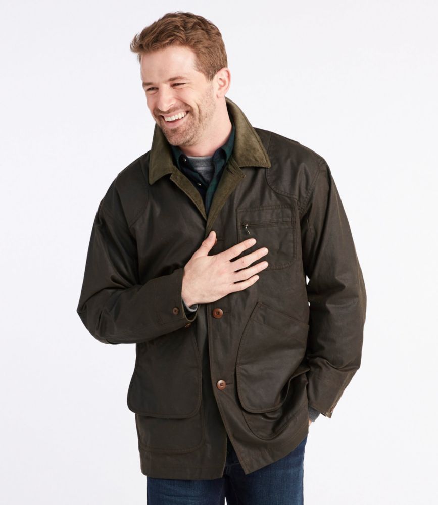 ll bean waxed cotton field coat