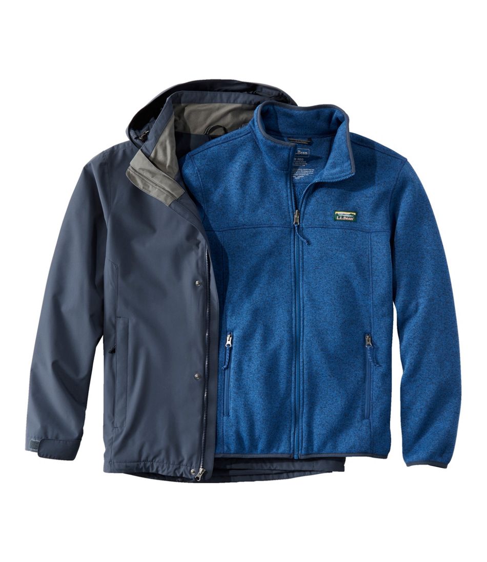 Men's L.L.Bean Sweater Fleece 3-in-1 Jacket | Insulated Men's L.L.Bean Sweater Fleece 3-in-1 Jacket | Insulated