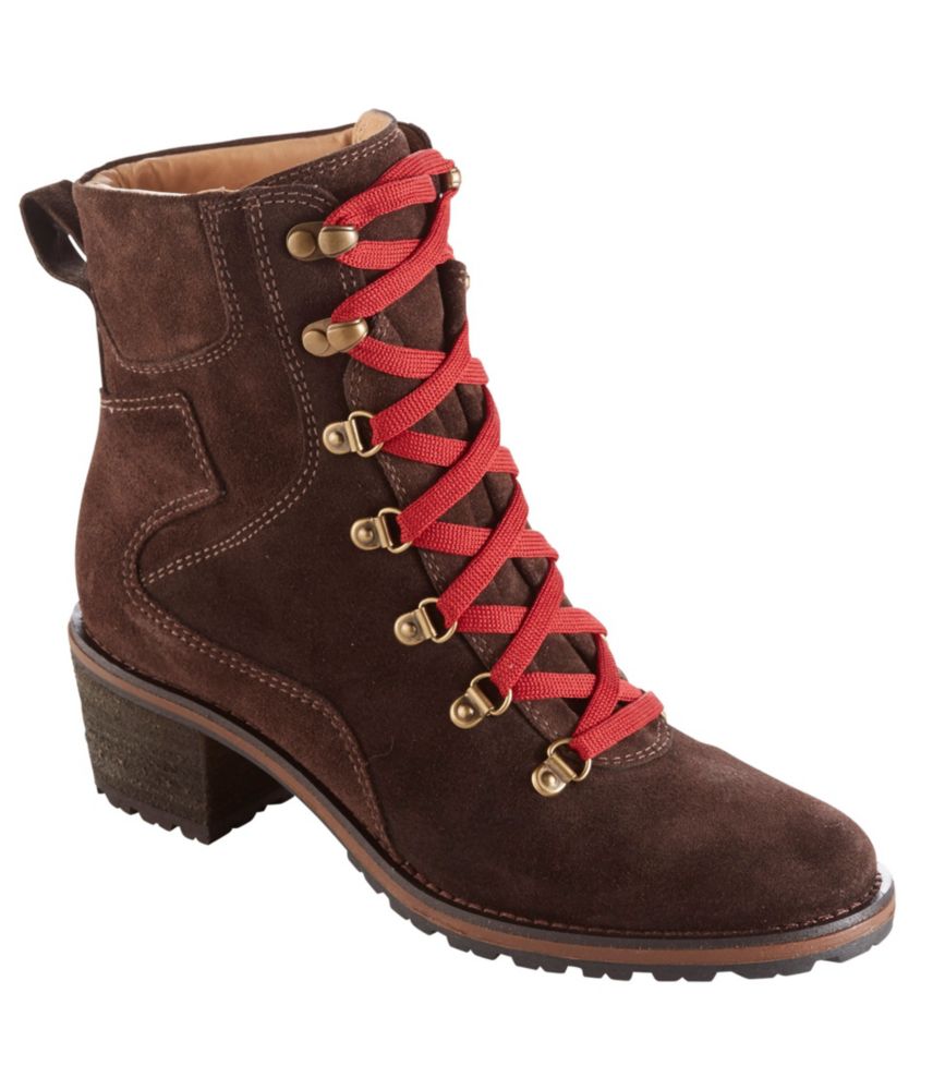 womens boots red laces