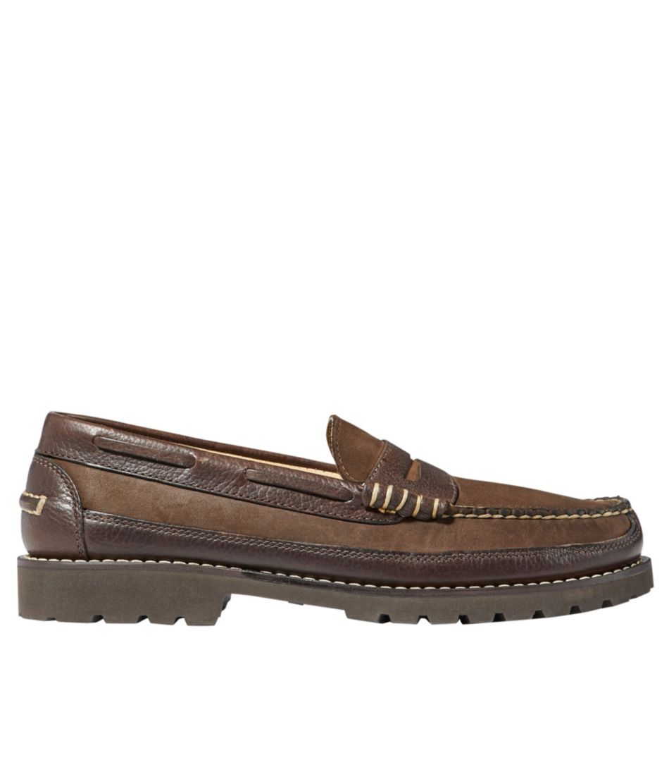 Men's Allagash Penny Loafers, Leather/Nubuck | Sneakers & Shoes at L.L.Bean