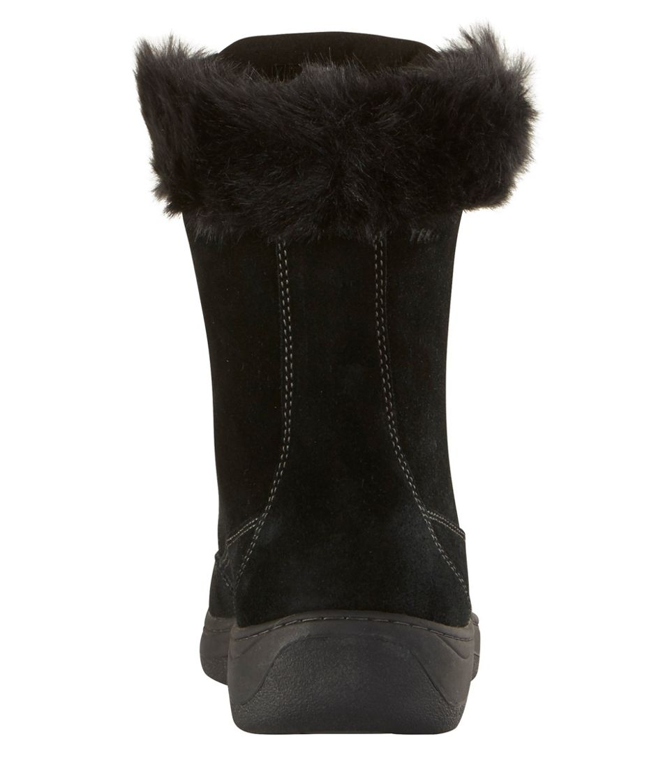 Women S Waterproof Nordic Casual Boots Suede Lace Up