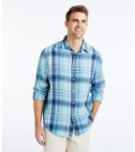 Men's L.L.Bean Linen Shirt, Slightly Fitted Long-Sleeve Plaid