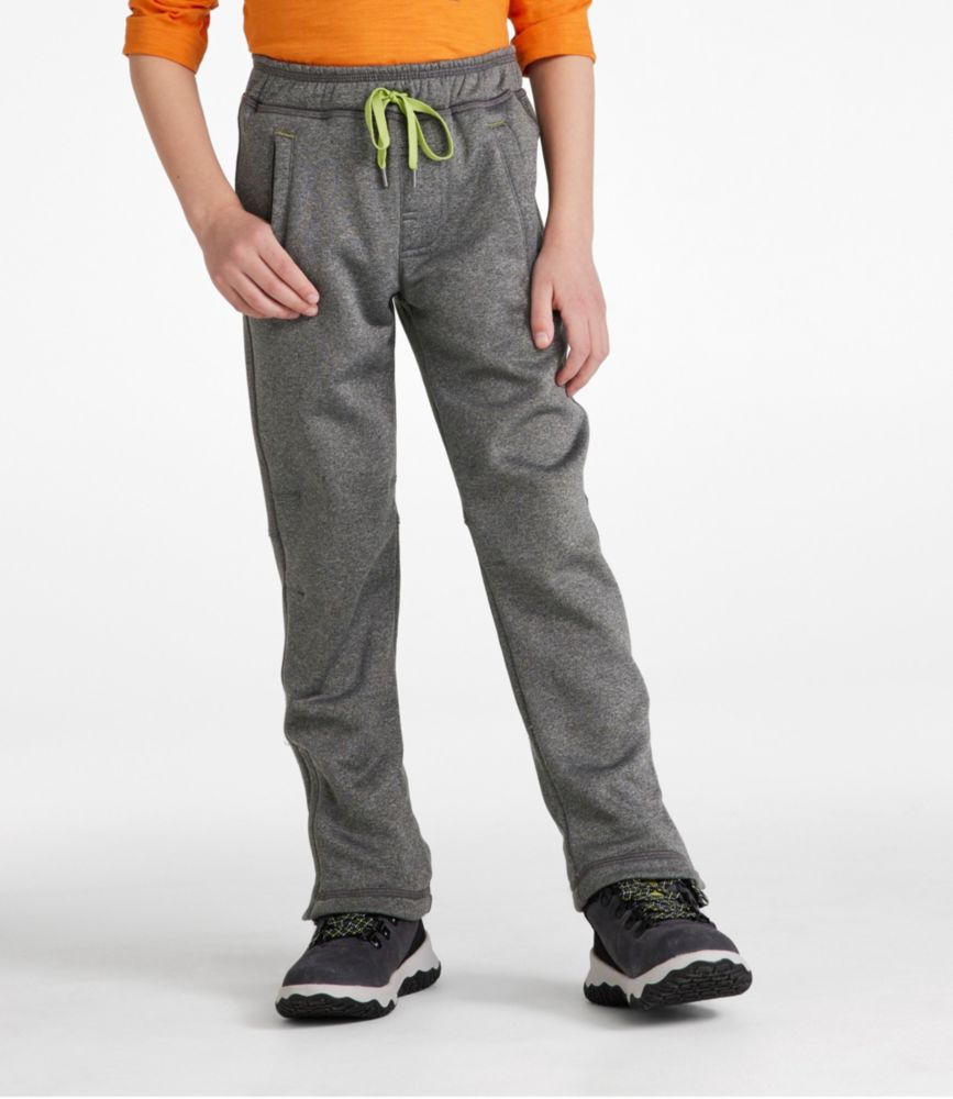 Kids' Mountain Fleece Pants, Gray Heather, small image number 3