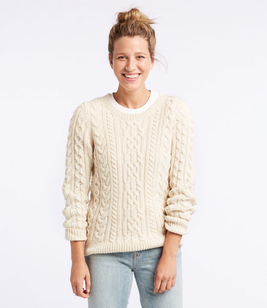 women's fisherman sweater