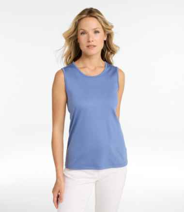 Women's Pima Cotton Tee, Shell