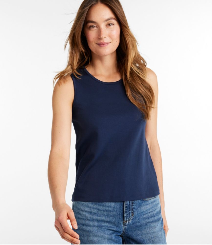 Women's Pima Cotton Tee, Shell