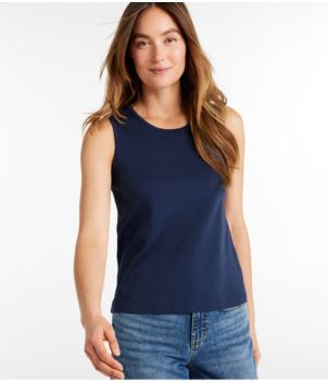 Women's Pima Cotton Tee, Shell