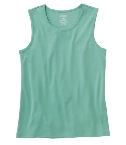 Women's Pima Cotton Tee, Shell